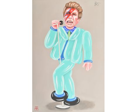 Michael R. Tandy (British, b. 1942)
David Bowie&nbsp;from ' The Camp Art ' series, 2022
Acrylic on canvas
Signed&nbsp;
Dated 