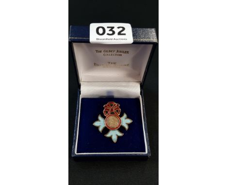 SILVER AND ENAMEL BROOCH