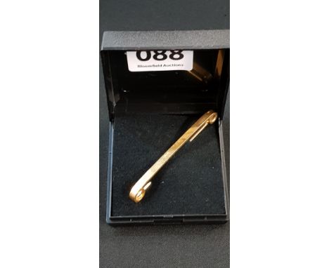 ANTIQUE 18CT GOLD TIE PIN - CHESTER 1910/11 - 8.3 GRAMS