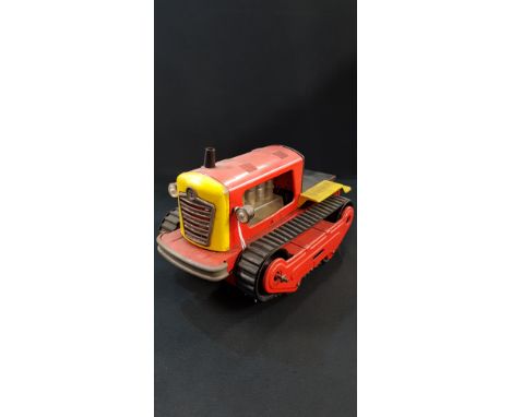 VINTAGE TIN PLATE ENGINE