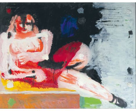 Karl Kluth (Halle/Saale 1898 - Hamburg 1972). Via Appia. 1967. Öl/Hartfaser. 80 x 100 cm. R. u. monogr. und dat. K 67, verso 