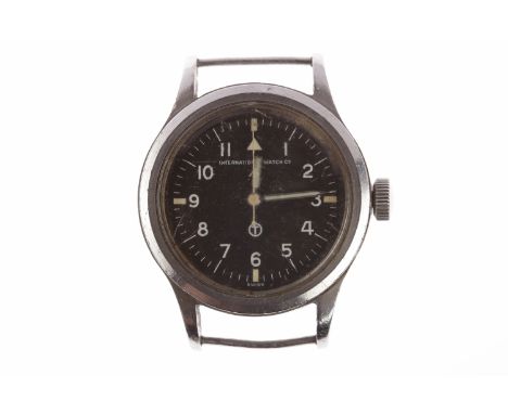 GENTLEMAN'S INTERNATIONAL WATCH CO. MILITARY ISSUE STAINLESS STEEL MANUAL WIND WRIST WATCH mark XI, 89 calibre movement numbe
