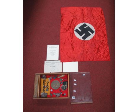 A Quantity of German Third Reich Memorabilia, include enamel badges, pen knives, medals, occasionally original regularly repr