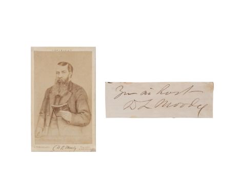 Dwight Moody (1837-1899), celebrated evangelist in America and England and the founder of what came to be known as the Moody 