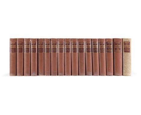 Seventeen volume complete set of the Library of Southern Literature. Published 1909 by Martin and Hoyt. Set has one volume as