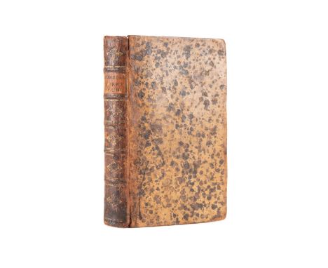 The Miscellaneous Works in Verse and Prose of the Late Right Honourable Joseph Addison volume #3, London. The text is bound i