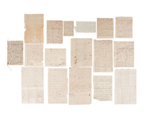 15 readable documents related to Captain John Rutherford (1762-1814). A manuscript archive of John Rutherford, he was a captu