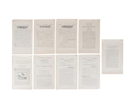 A collection of documents related to the Wright Brothers patent lawsuit regarding their invention, the airplane. Supreme Cour