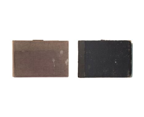 First book contains 36 sketches of landscapes and male figures at work. Second book contains 30 sketches of the White Mountai