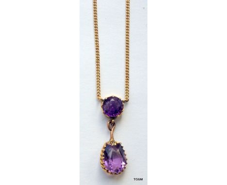 An Antique Amethyst pendant