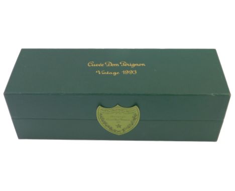A bottle of Moet and Chandon Cuvee Dom Perignon, vintage 1993, boxed.