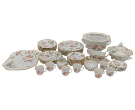 A Wedgwood Georgetown Collection Devon Rose pattern part coffee and dinner service, to include coffee cups, dinner plates, si