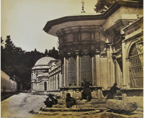 A good Victorian large format travel photograph album compiled by Jane Stewart (nee McDouell) circa 1860-65, including albume