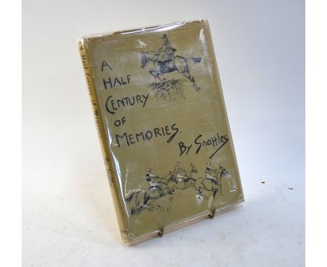 Snaffles - A Half Century of Memories, 1949, first ed, coloured and black and white illustrations, original cloth binding, or