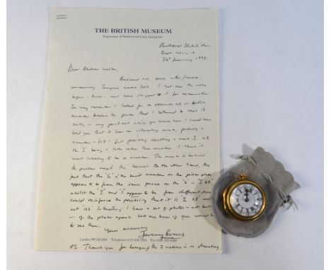 Thomas Tompion - A Queen Anne period gold pair-case watch, the verge and fusee movement with ornately pierced cock and tulip 