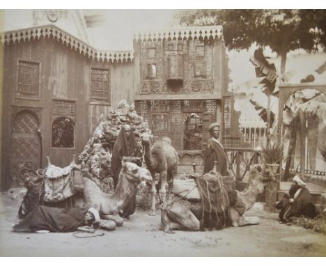 A good Victorian travel photograph album of the East and Europe, compiled by Jane Stewart (nee McDouell of Logan) circa 1860-