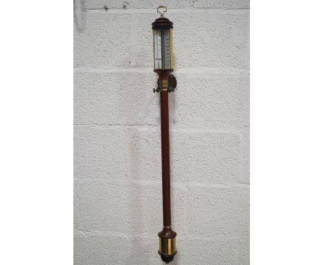 A modern ship's barometer by Dove Bazely, Cheltenham, 97cm high