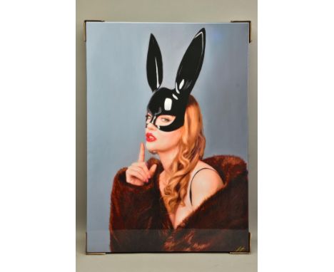 MILA ALEXANDER (RUSSIAN CONTEMPORARY) 'HEAR ME WHISPER' a signed limited edition print, a portrait of a female figure 33/49, 