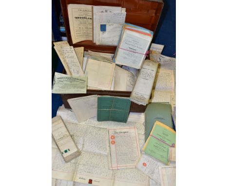 INDENTURES, several hundred Legal Documents dating from the l800's - 1940's to include Mortgages, Deeds, Leases, Conveyances,