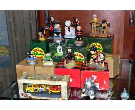 ELEVEN BOXES ROBERT HARROP DESIGNS LIMITED, BEANO AND DANDY FIGURES, comprising The Smasher BDEV05 (limited edition event pie