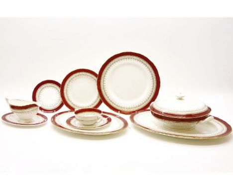 An extensive set of Royal Worcester Regency dinner wares