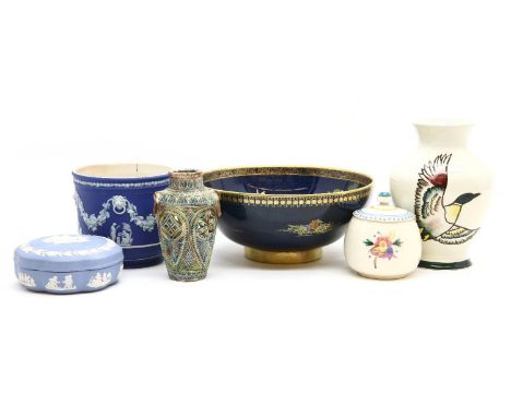 A collection of ceramics, to include Carlton ware, Japanese, Poole, Lorna Bailey, and Wedgwood (Qty.)