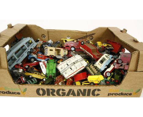 A large collection diecast model vehicles, comprising Corgi and Dinky examples, to include Chipperfield's Circus, Smith's Kar