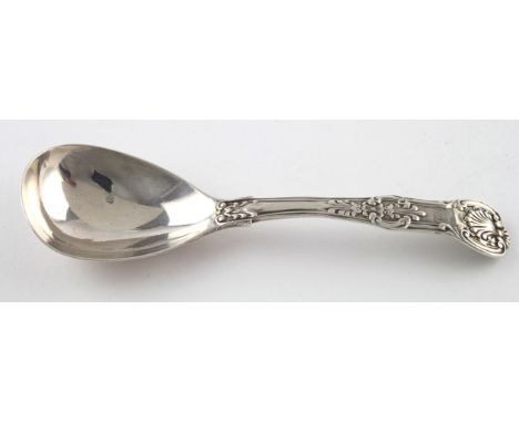 William IV heavy silver King's pattn. Caddy spoon, hallmarked for Morris & Michael, London 1830.  Weighs 1oz approx