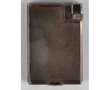 Dunhill lighter, base marked 'Dunhill London, Pat. App. For (patent applied for), made in Switzerland', height 51mm approx.
