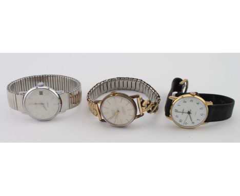 Gents Automatic wristwatch by "Kaiser" along with two gents "Sekonda" manual wind wristwatches