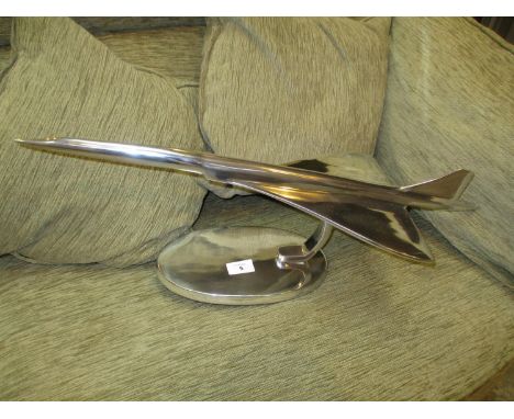 24" Aluminium Concorde Model 