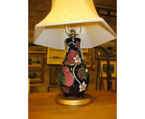 Tube Lined Pottery Table Lamp 