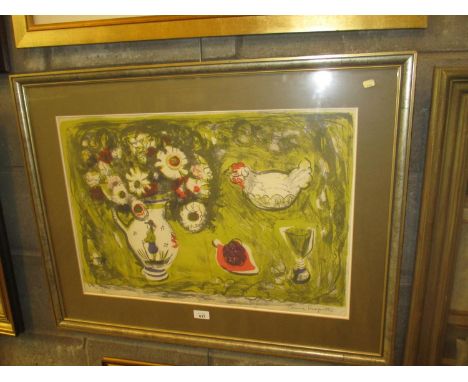 Anne Redpath, 1895-1965, Signed Lithograph Print, Jug of Flowers, 7/50, 44x64cm 