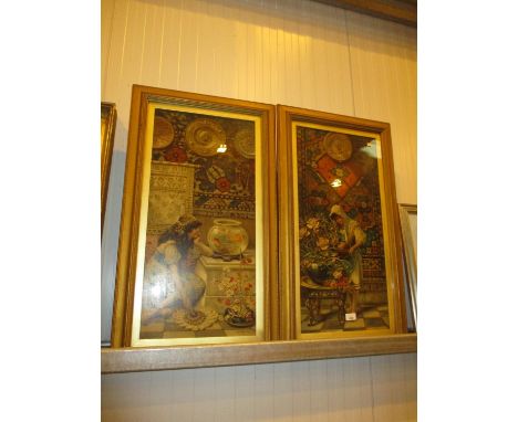 W S Coleman Pair of Pears Prints 