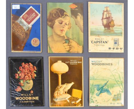 Advertising - A collection of original retro vintage 1950's era advertising point of sale shop display cigarette and tobacco 