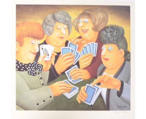 Beryl Cook ( British 20th Century ) - Alexander Gallery Publications Ltd - A good limited edition signed print entitled ' A F