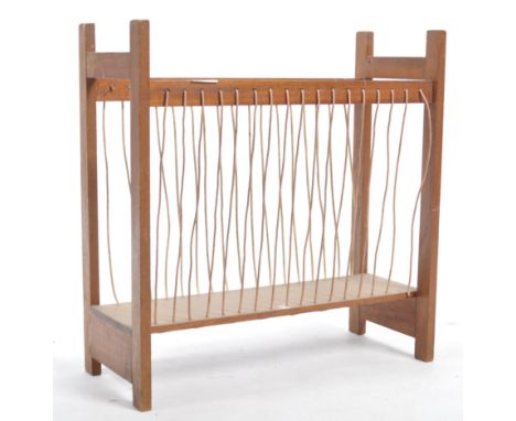 Nisse Strinning - String Furniture - A mid 20th century circa 1960's Danish magazine rack stand in teak wood. Of rectangular 