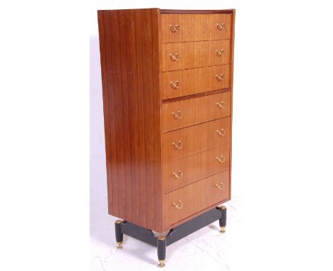 Ernst Gomme - G-Plan - Librenza - An original retro vintage mid 20th Century 1950's ' Librenza ' tola wood&nbsp; pedestal tal