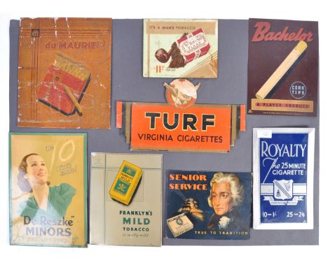 Advertising - A collection of original retro vintage 1950's era advertising point of sale shop display cigarette and tobacco 