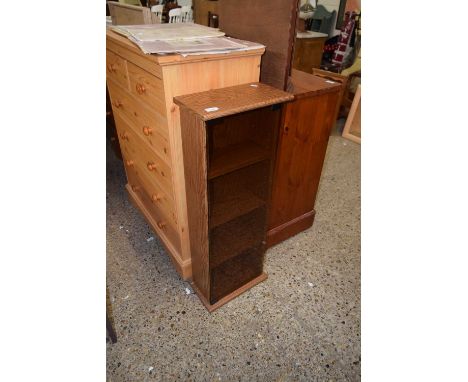 Modern oak effect CD storage cabinet