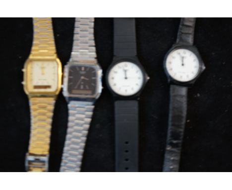 4x Casio wristwatches 