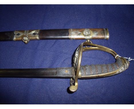 British 1822(45) Infantry Officers Sword, a good example of an early Infantry Sword from the Crimean War period between 1845-