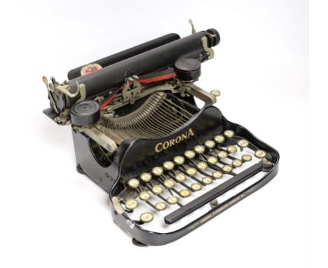 A 1920s/30s Corona portable Model 3 typewriter