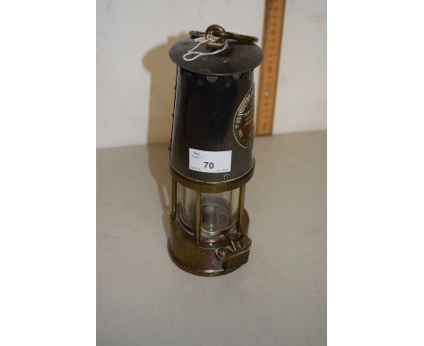 Miners lamp by The Protector Lamp Lighting Co Ltd, Eccles