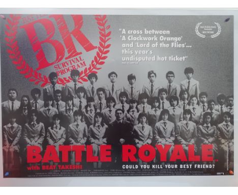 BATTLE ROYALE (2001) - First Release - UK Quad Film Poster (28" x 40" - 71 x 101.5 cm) - printed under sized and has not been