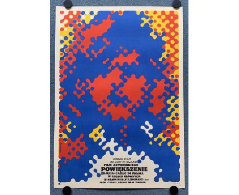BLOW UP (1968 - First Release in Poland) - Polish One Sheet movie poster - WALDEMAR SWIERZY artwork for this most collectable