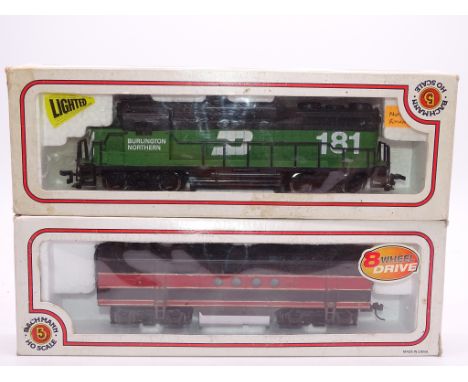 HO GAUGE - A pair of Bachmann American outline diesel locos as lotted. F-G in G boxes (2)