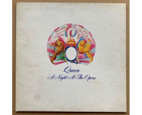 QUEEN: A NIGHT AT THE OPERA (1976) - First Pressing - BOHEMIAN RHAPSODY - ORIGINAL FIRST UK PRESS LP WITH EARLIEST 'BLAIRS' M