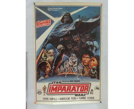 STAR WARS: THE EMPIRE STRIKES BACK (1983 First release in Turkey) - Turkish One Sheet film poster - Reworked Turkish artwork 