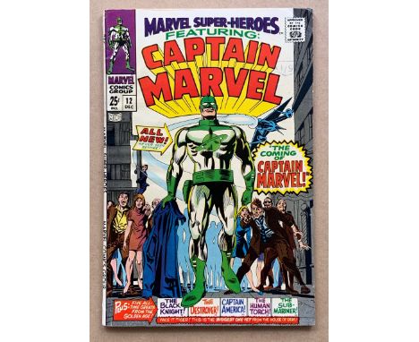 MARVEL SUPER-HEROES #12 (1967) - Origin and first appearance of Captain Marvel aka Mar-Vell, who appeared in the Captain Marv